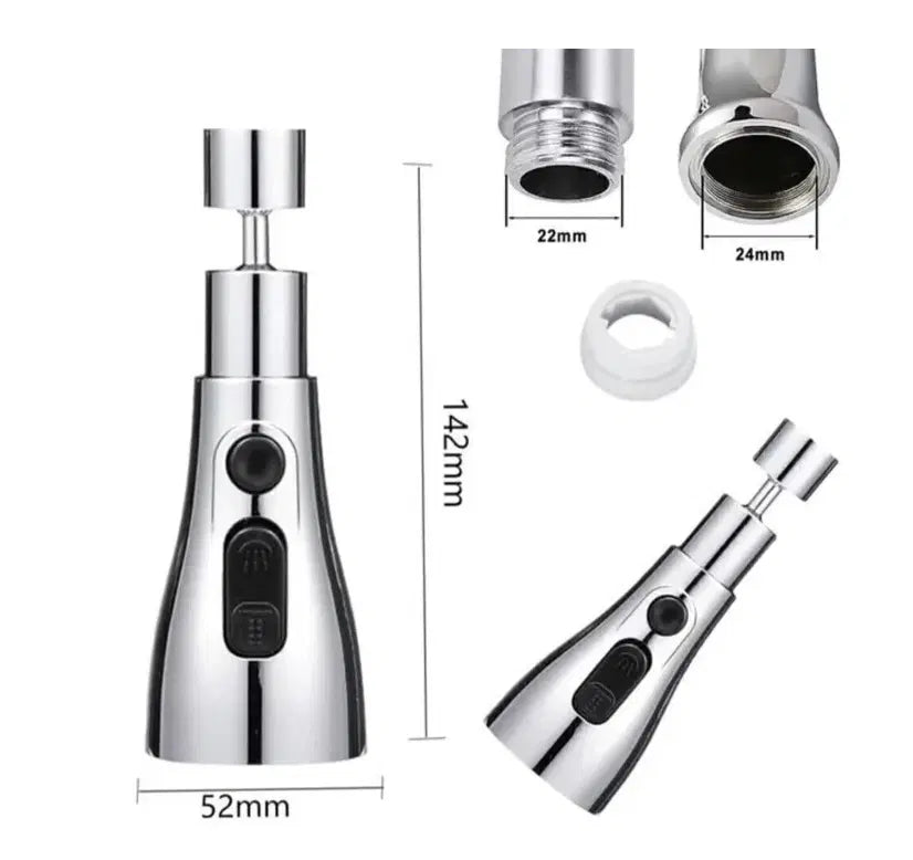 360° Rotating Faucet Extension Nozzle – Pack of 1