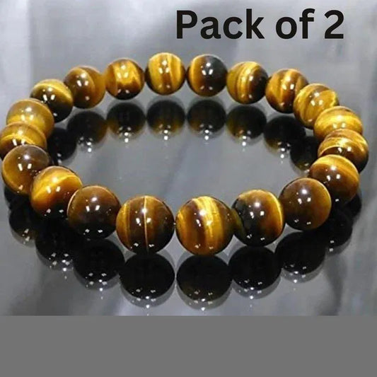 Tiger Eye Yellow Crystal Bracelet