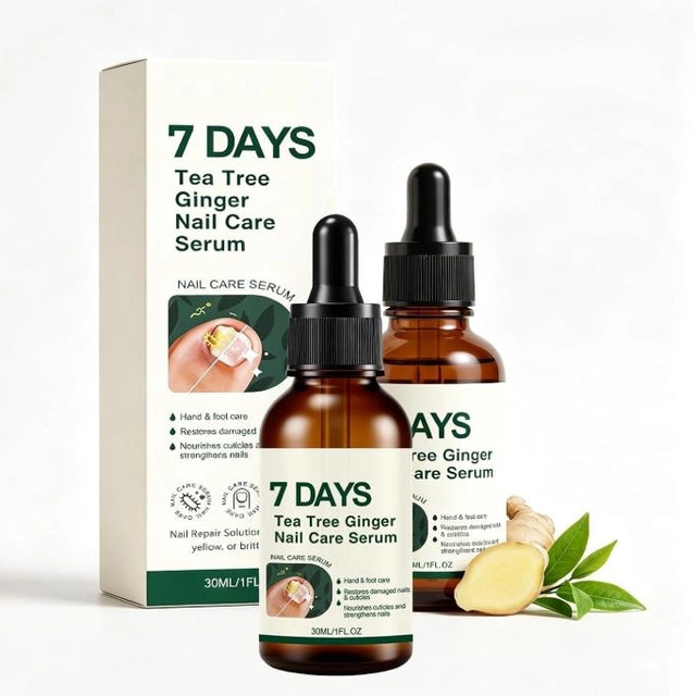 Nail Treatment Serum & Cuticle Care Oil – Pack of 2